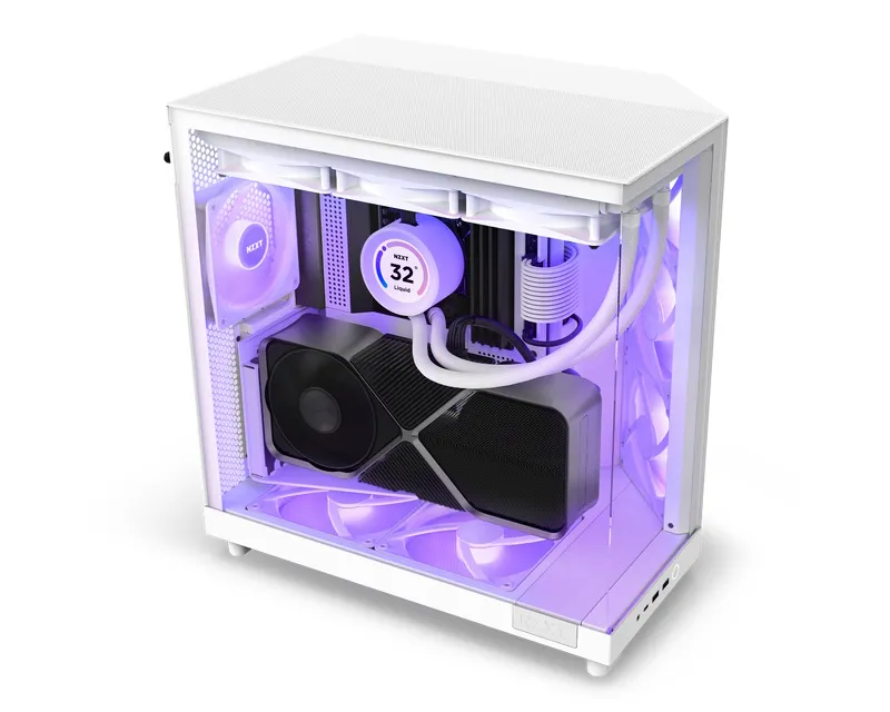 NZXT H6 Flow RGB kućište belo (CC-H61FW-R1)  - Image 1