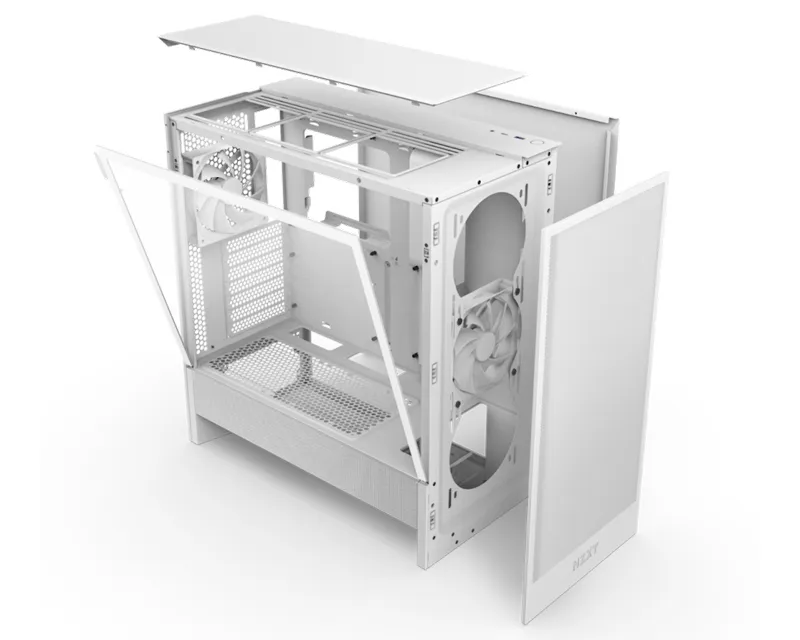 NZXT H5 Flow Gaming kućište belo (CC-H52FW-01) Slika 6