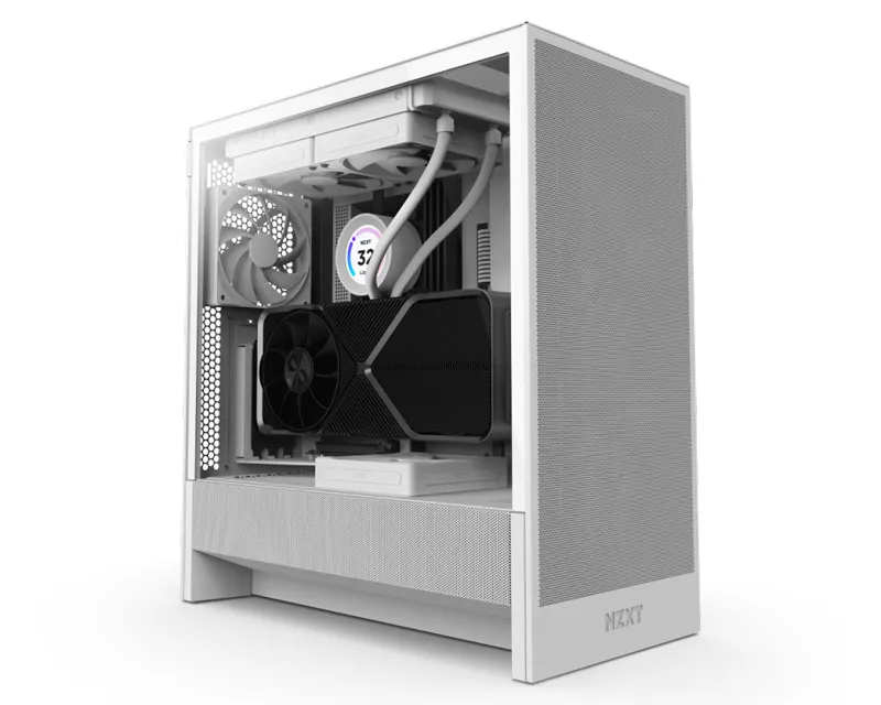 NZXT H5 Flow Gaming kućište belo (CC-H52FW-01) Slika 1