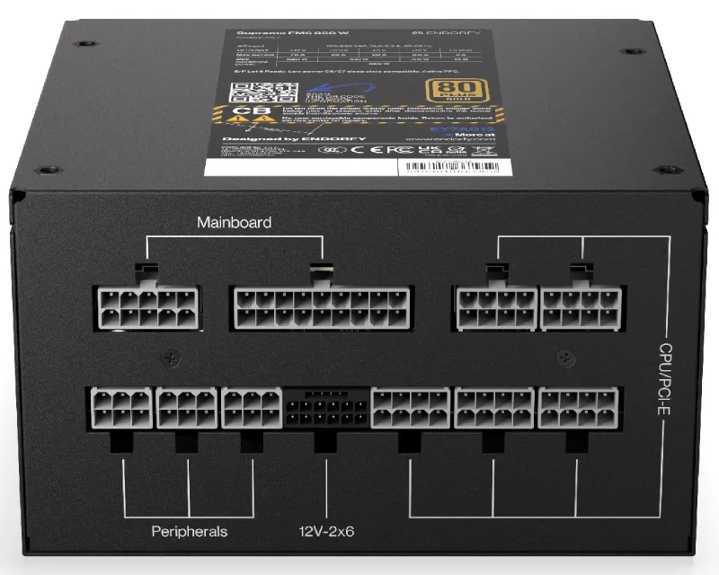 ENDORFY Supremo FM6 Gold 850W napajanje (EY7A012) Slika 9