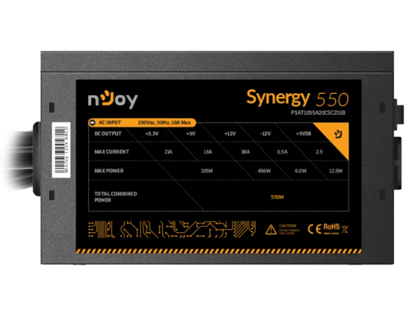 NJOY Synergy 550 550W napajanje (PSAT1055A20CSCZ01B) Slika 5