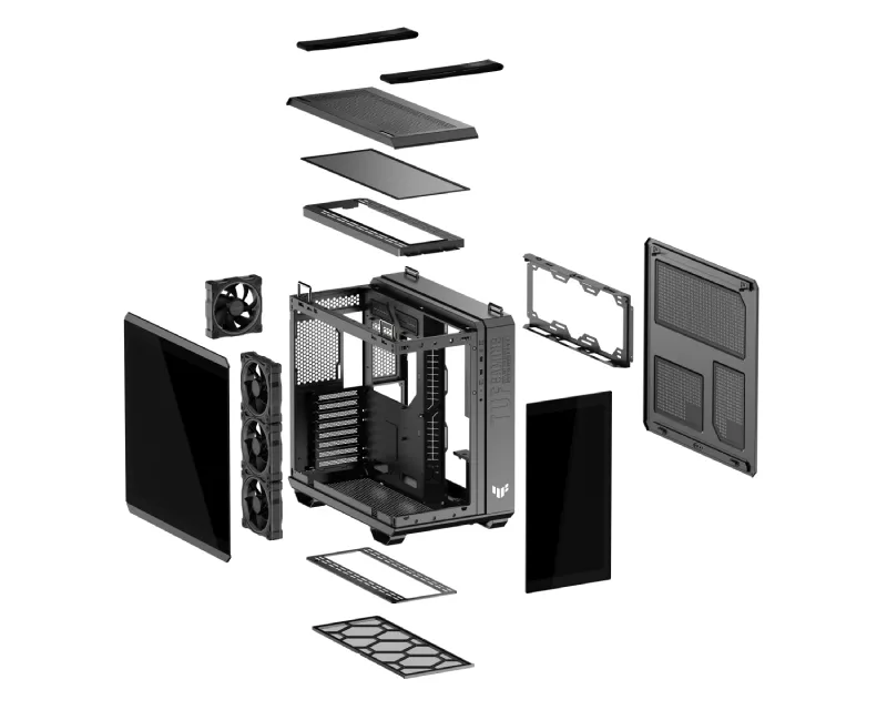 ASUS GT502 HORIZON TG ARGB BLACK TUF Gaming kućište crno  Slika 6