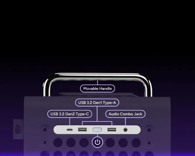 COOLER MASTER Qube 540 Moonstone modularno kućište (Q540-LGNN-S00)  Slika 5