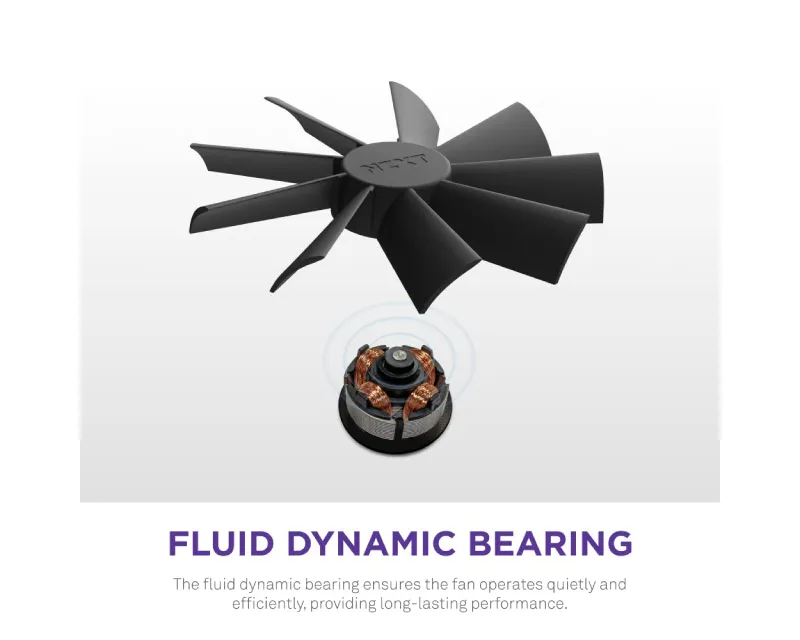 NZXT F140RGB Core 140mm ventilator crni (RF-D14SF-B1)  Slika 4