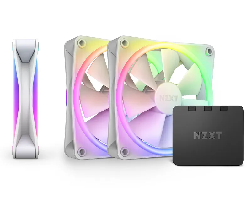 NZXT F120 RGB Duo Triple Pack 120mm ventilator beli (RF-D12TF-W1) Slika 1