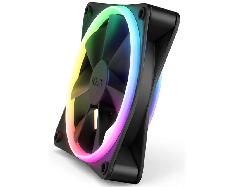 NZXT F120 RGB Duo 120mm ventilator crni (RF-D12SF-B1)  Slika 4