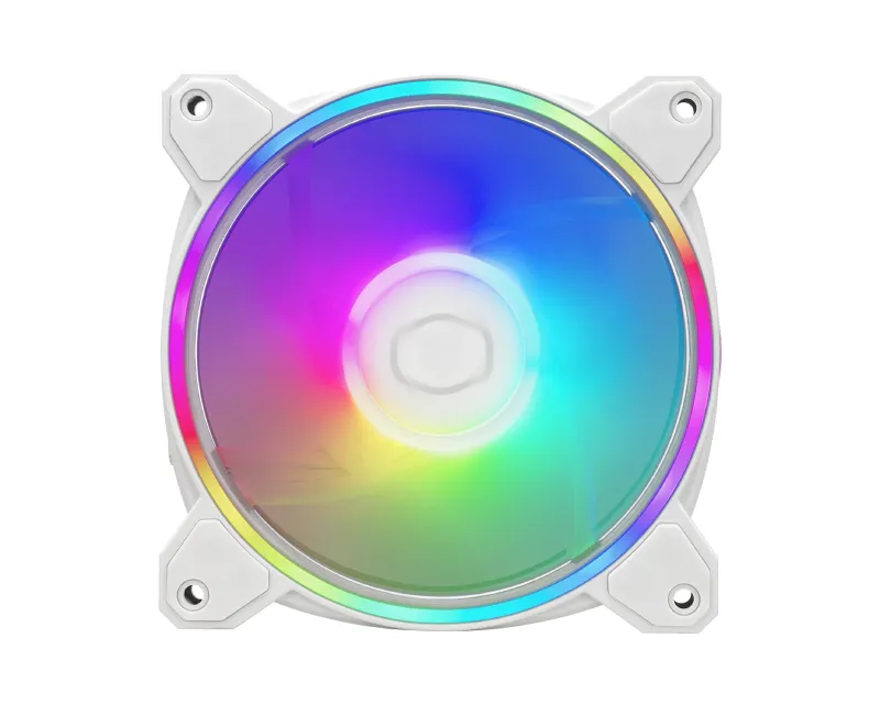COOLER MASTER Master Fan MF120 HALO2 3in1 White edition 120mm ventilator beli (MFL-B2DW-213P2-R2)  Slika 2