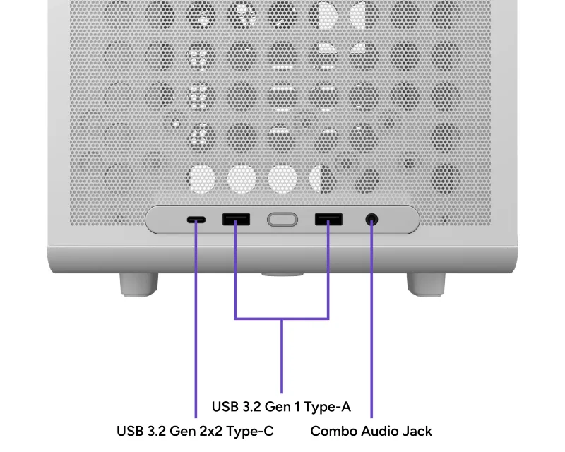 COOLER MASTER Qube 340 White - kućište belo (Q340-WGNN-S00)  Slika 3