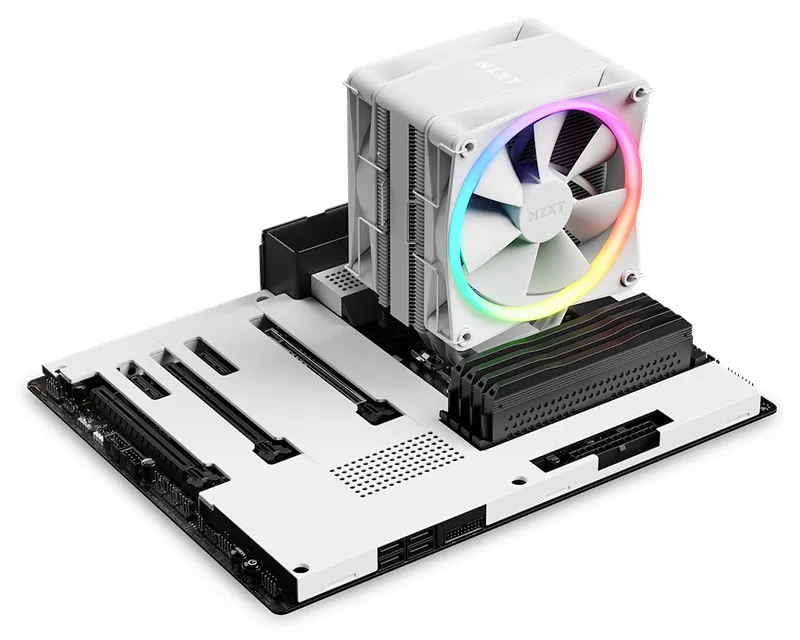 NZXT T120 RGB procesorski hladnjak beli (RC-TR120-W1)  Slika 4