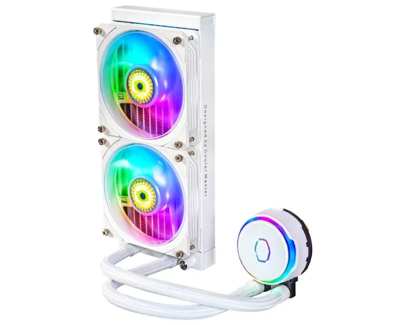 COOLER MASTER MasterLiquid PL240 FLUX White Edition vodeno hlađenje belo (MLY-D24M-A23PZ-RW)  Slika 4