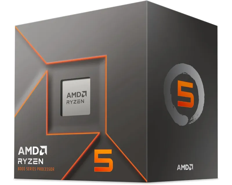 AMD RYZEN 5 8400F 6 cores do 4.7 GHz BOX (100-100001591BOX) procesor Slika 3