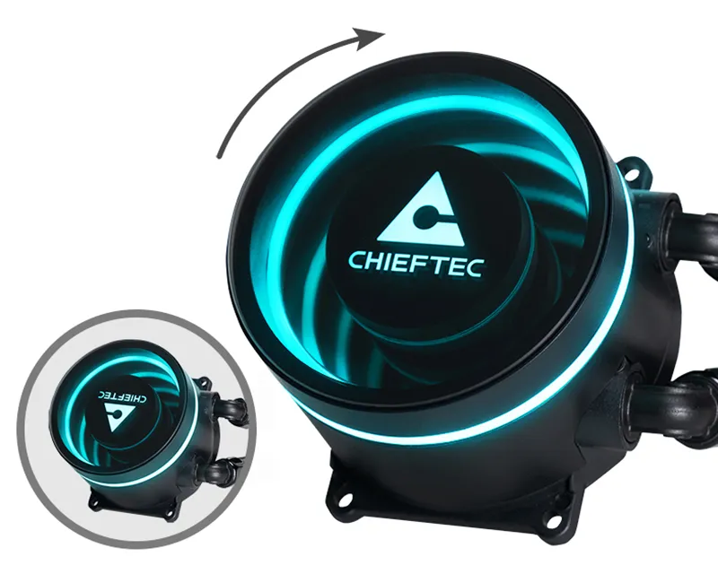 CHIEFTEC Iceberg 240 DARK CLC-240-BLK vodeno hlađenje  Slika 5