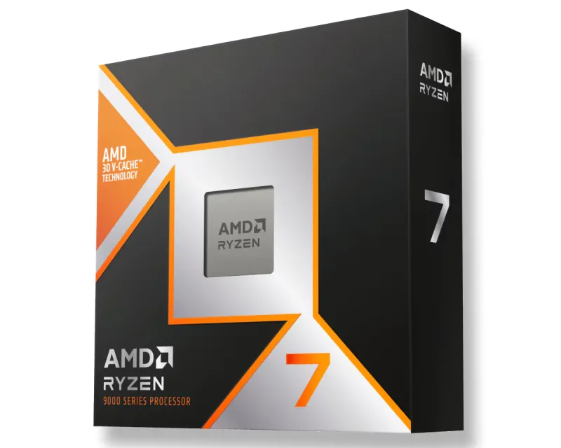 AMD RYZEN 7 9800X3D 8 cores do 5.2GHz Box (100-100001084WOF) procesor Slika 1