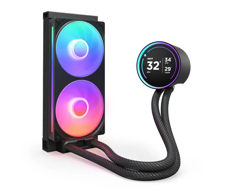 NZXT Kraken Elite 240 RGB V2 vodeno hlađenje crno (RL-KR24E-B2)  Slika 2