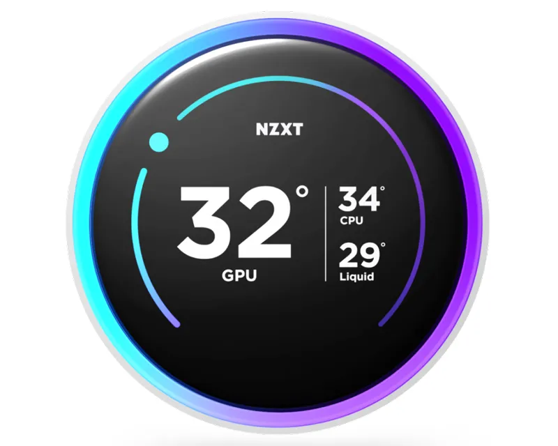 NZXT Kraken Elite 280 RGB V2 vodeno hlađenje belo (RL-KR28E-W2) Slika 3
