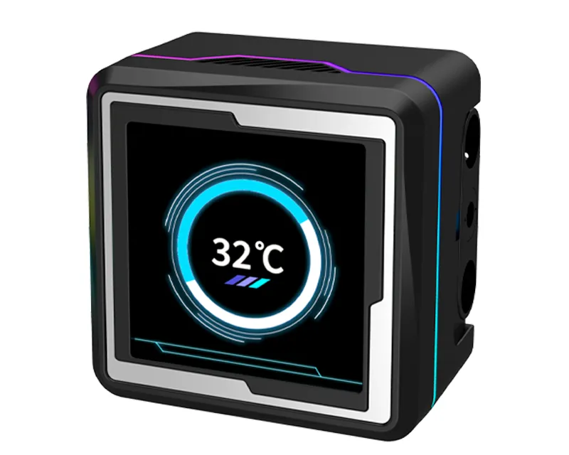 RAIDMAX LM240 ARGB CPU LIQUID COOLER WITH ANIMATION DISPLAY - Vodeno hlađenje crno (LM240BK) F Slika 2