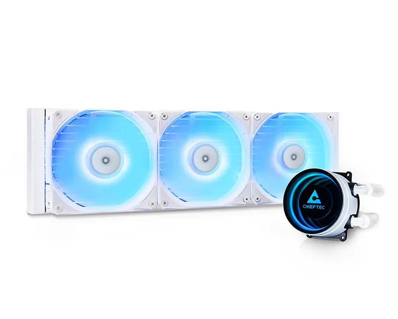 CHIEFTEC Iceberg 360 CLC-360-RGB-W belo vodeno hlađenje Slika 1