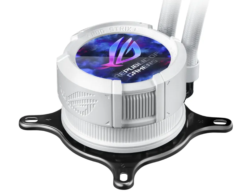 ASUS ROG STRIX LC III 360 ARGB LCD WHT vodeno hlađenje belo  Slika 5