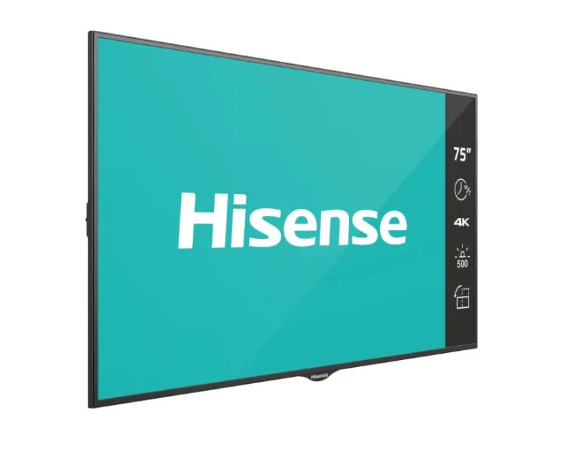 HISENSE 75 inča 75B4E30T 4K UHD 500 nita Digital Signage Display - 18/7 Operation  - Image 3