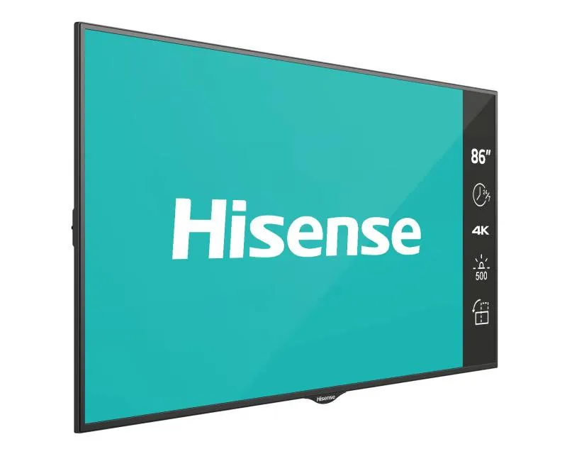 HISENSE 86 inča 86BM66AE 4K UHD 500 nita Digital Signage Display - 24/7 Operation  Slika 3