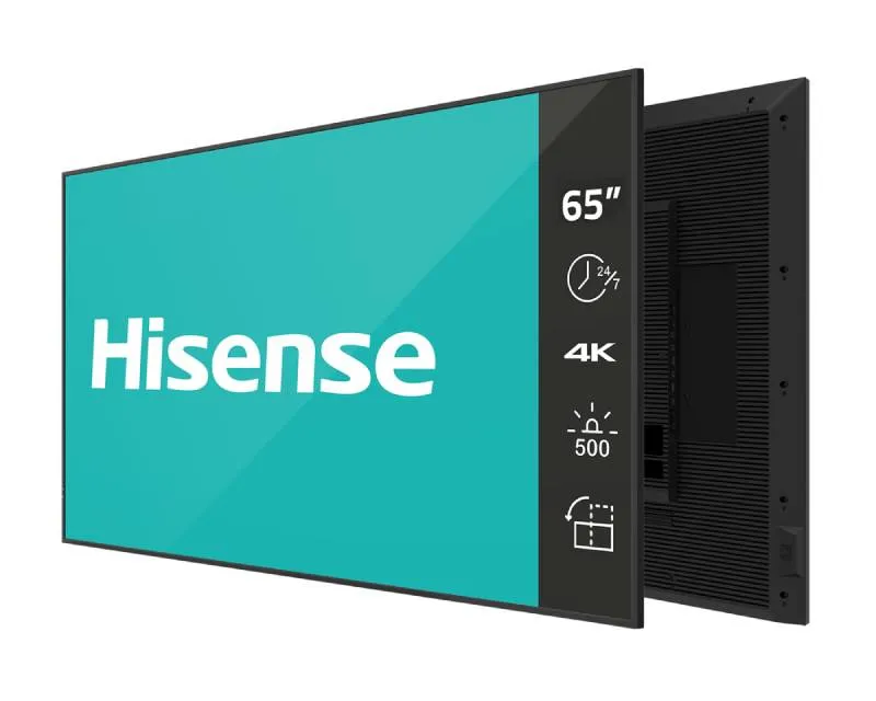 HISENSE 65 inča 65DM66D 4K UHD 500 nita Digital Signage Display - 24/7 Operation 