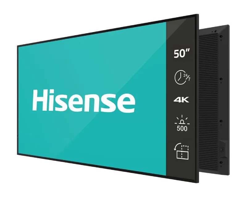 HISENSE 50 inča 50DM66D 4K UHD 500 nita Digital Signage Display - 24/7 Operation  Slika 1