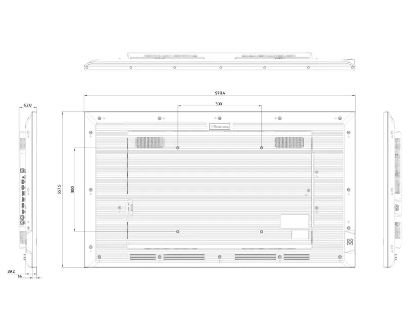 HISENSE 43 inča 43GM50D 4K UHD 500 nita Digital Signage Display - 18/7 Operation  Slika 7