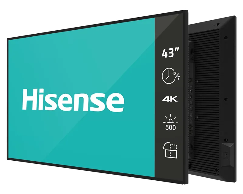 HISENSE 43 inča 43GM50D 4K UHD 500 nita Digital Signage Display - 18/7 Operation  Slika 1