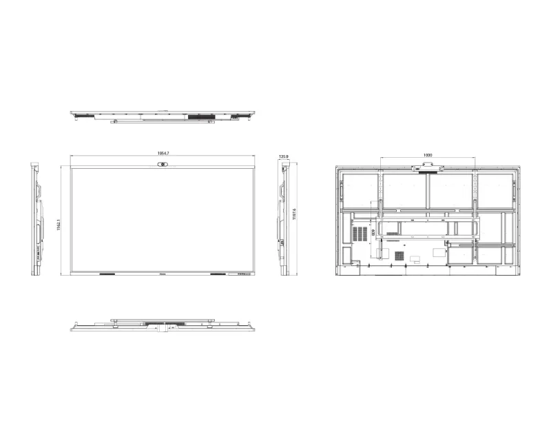 HISENSE 86 inča 86WM6FE 4K UHD LED 400 nita Interactive Display sa kamerom  Slika 4