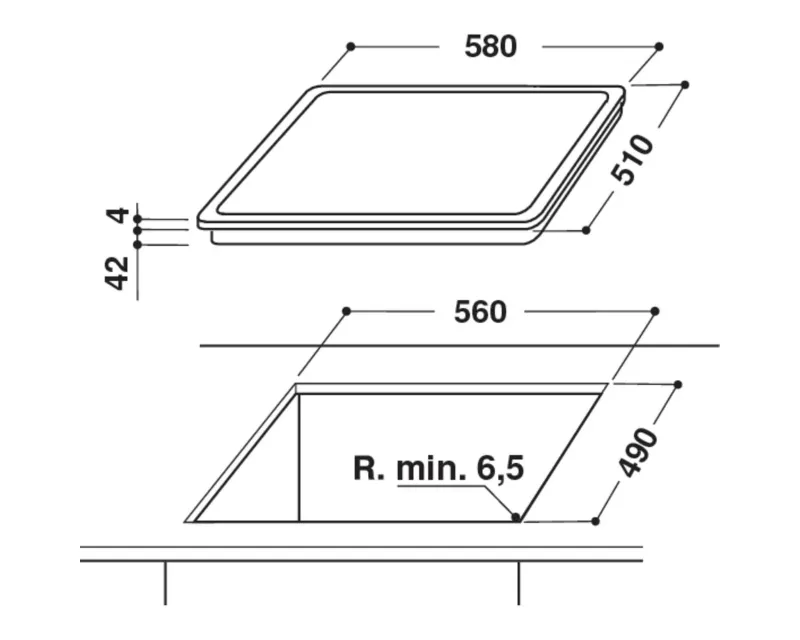 WHIRLPOOL AKT 8900 BA ugradna ploča  Slika 2