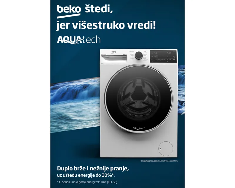 BEKO B5WF U 78418 WB ProSmart inverter mašina za pranje veša  Slika 6