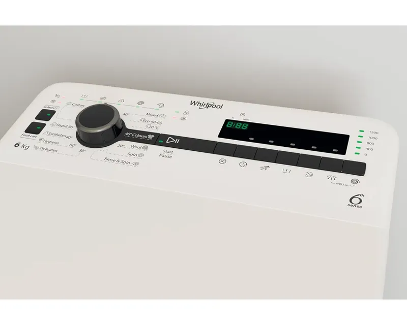 WHIRLPOOL TDLRB 6240SS EU/N mašina sa gornjim punjenjem Slika 6