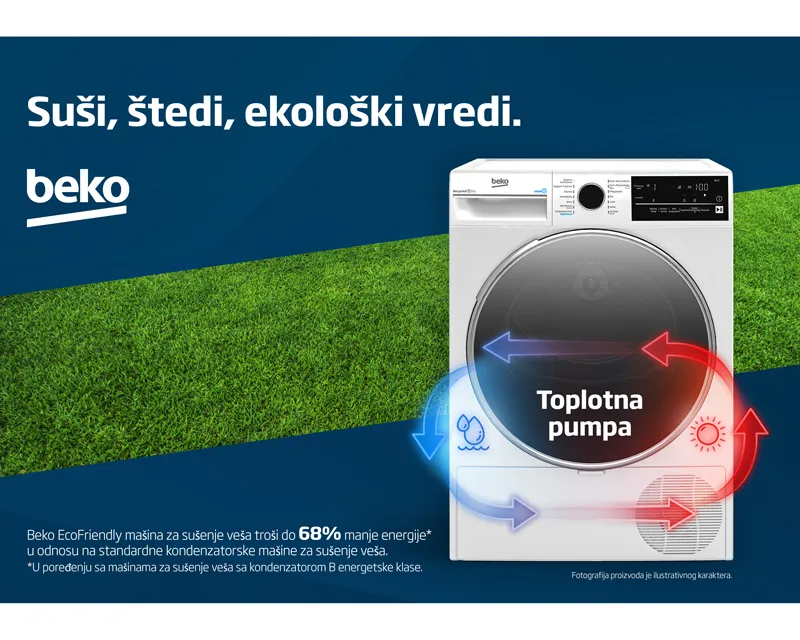 BEKO DF7414SX  mašina za sušenje veša  Slika 4