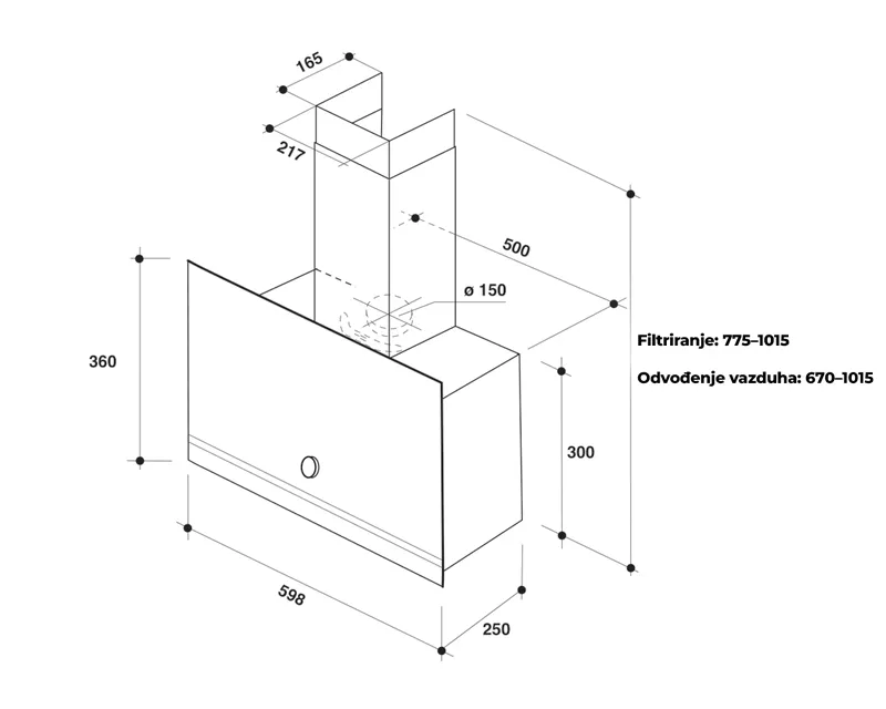 WHIRLPOOL WHVA 62F LM K aspirator  Slika 3