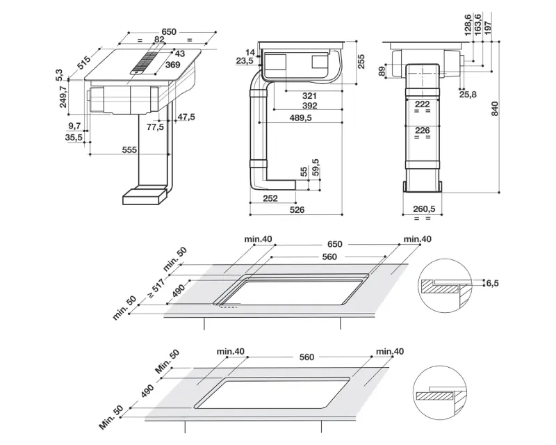 WHIRLPOOL WVH 1065B F KIT indukciona ugradna ploča  Slika 8
