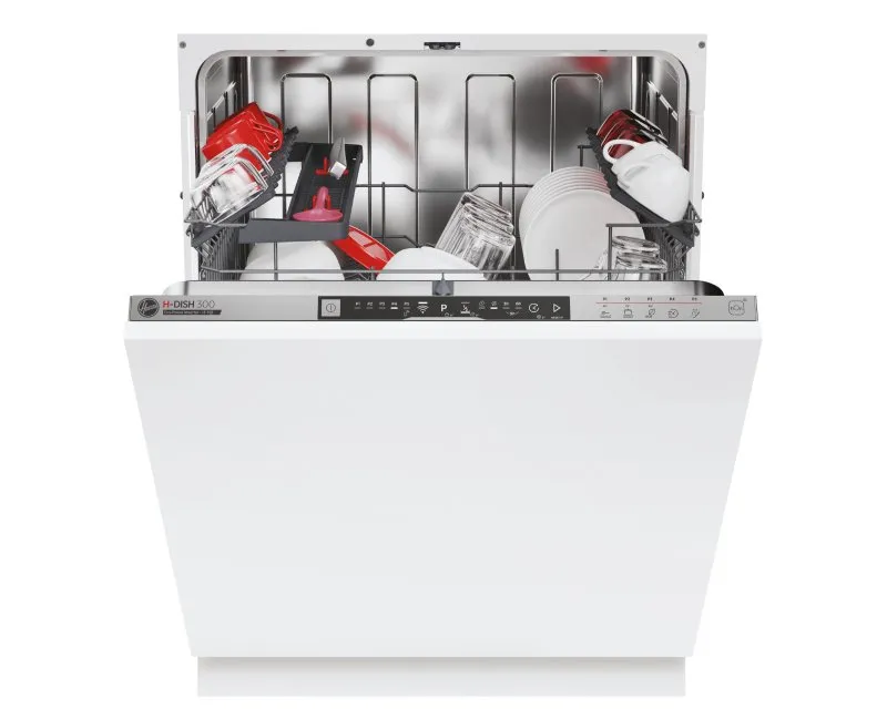 HOOVER HI 3C7L0S Eco Power inverter ugradna mašina za pranje sudova Slika 1