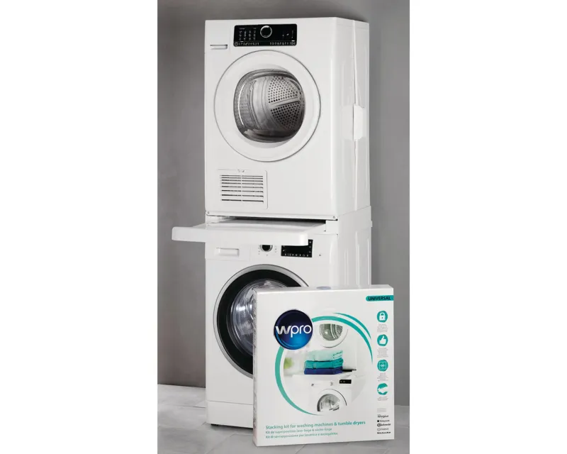 WPro Univerzalni komplet za slaganje mašina za pranje i sušenje veša sa fiokom SKS101  Slika 3