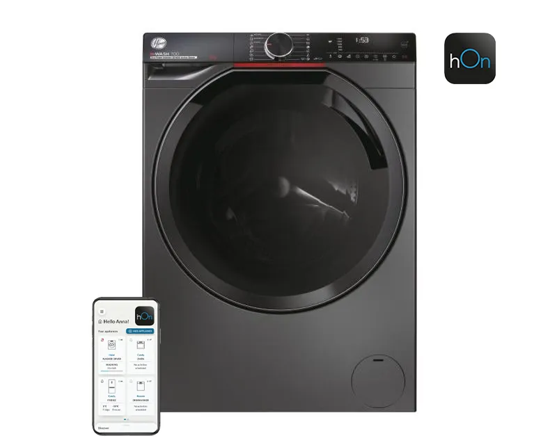 HOOVER H7W4 49MBCR-S Eco Power inverter mašina za pranje veša Slika 1