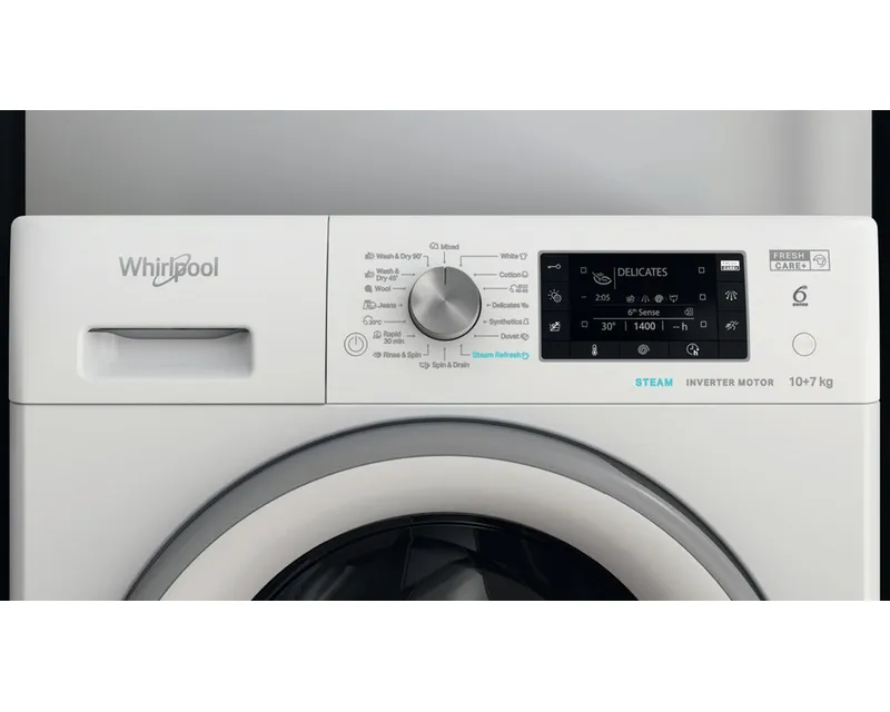 WHIRLPOOL FFWDD 1076258 SV EE inverter mašina za pranje i sušenje veša  Slika 6