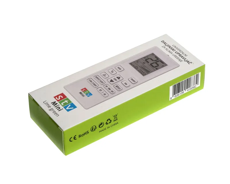 STV MINI Lime Green univerzalni daljinski upravljač (Klima uređaji)  Slika 4