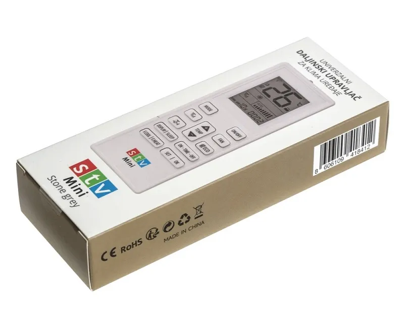 STV MINI Stone grey univerzalni daljinski upravljač (Klima uređaji)  Slika 4