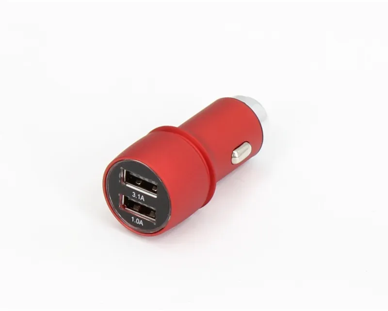 E-GREEN Punjač za auto 2xUSB port 5V 3.1A crveni - Slika 2