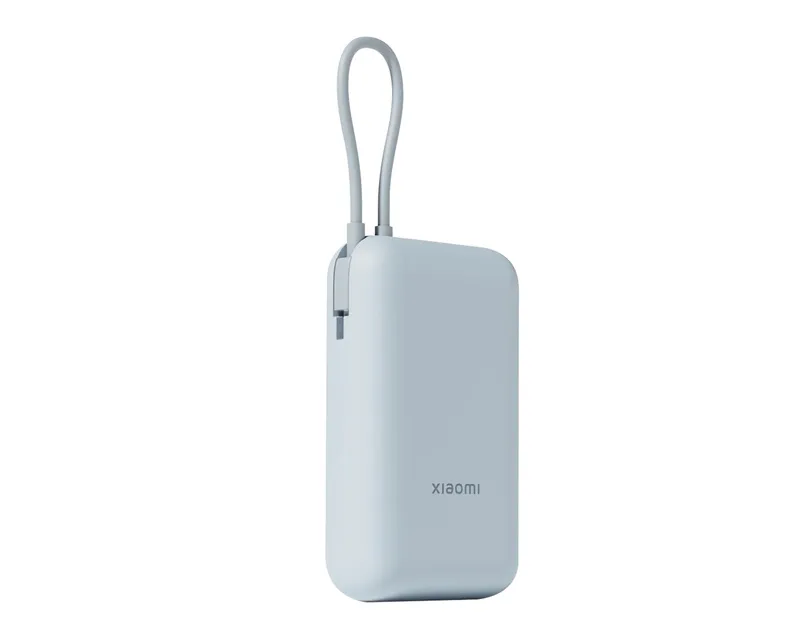 XIAOMI Power Bank 10000mAh (Integrated Cable) Ice Blue (BHR9073GL)  Slika 4