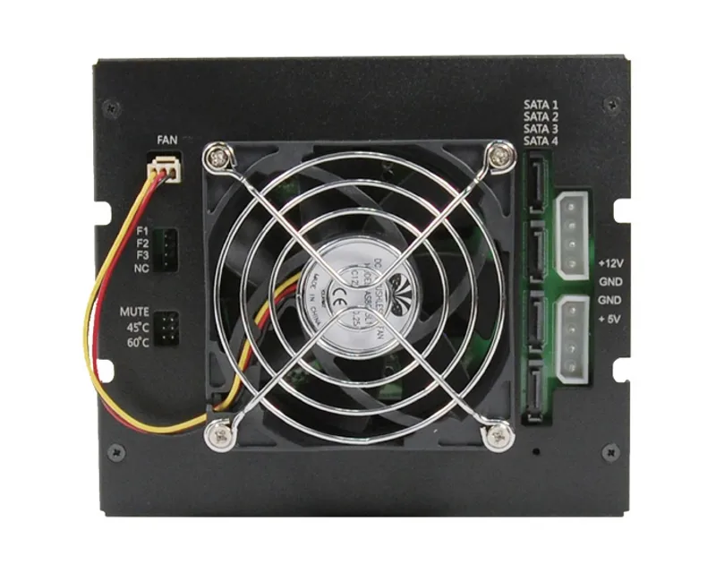 CHIEFTEC CMR-3141SAS 4 x 3.5" ili 4 x 2.5" SATA crna fioka za hard disk  Slika 2