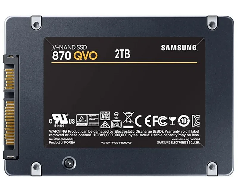 SAMSUNG 2TB 2.5 inča SATA III MZ-77Q2T0BW 870 QVO Series SSD  Slika 4
