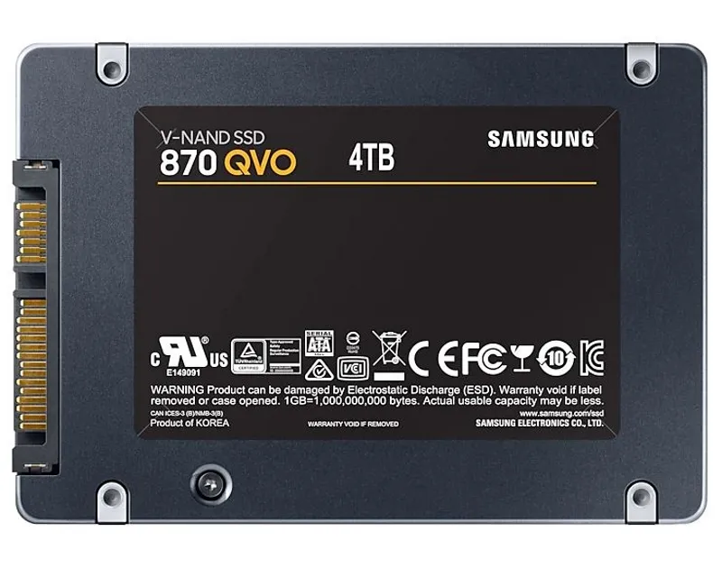 SAMSUNG 4TB 2.5 inča SATA III MZ-77Q4T0BW 870 QVO Series SSD  Slika 4