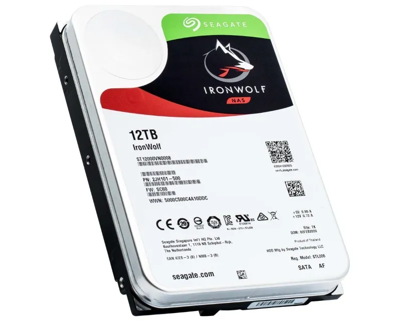 SEAGATE 12TB 3.5 inča SATA III 256MB ST12000VN0008 Ironwolf hard disk Slika 2