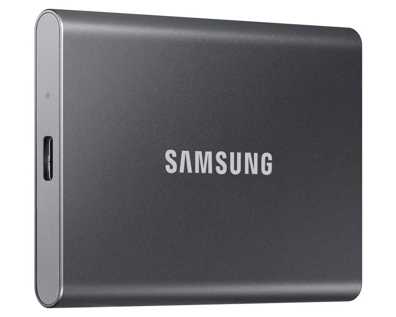 SAMSUNG Portable T7 1TB sivi eksterni SSD MU-PC1T0T  Slika 1