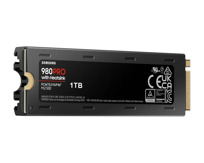 SAMSUNG 1TB M.2 NVMe MZ-V8P1T0CW 980 Pro Series Heatsink SSD - Slika 3