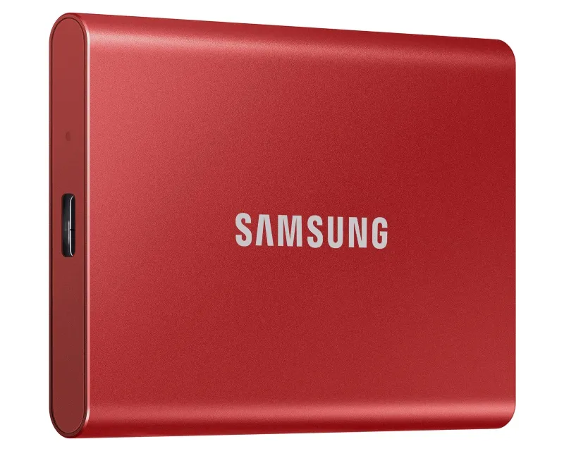 SAMSUNG Portable T7 1TB crveni eksterni SSD MU-PC1T0R  Slika 1